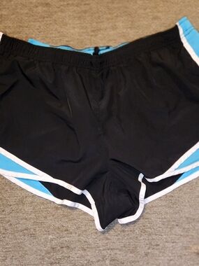 Arizona Jean Company Turquoise and Black Active Shorts